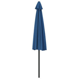 Berkfield Balcony Parasol With Aluminium Pole Blue 300X150X253 Cm Half - thumbnail 5