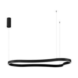 Luminosa Lighting Luminosa Dussa 120Cm Integrated Led Pendant Ceiling Light Sandy Black Triac Dimmable Led 61W 3364Lm 3000K