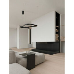 Luminosa Lighting Luminosa Dussa 120Cm Integrated Led Pendant Ceiling Light Sandy Black Triac Dimmable Led 61W 3364Lm 3000K - thumbnail 2