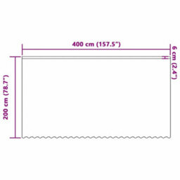 Walplus Curtains With Curtains White 400X200Cm Polyester - thumbnail 8