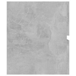 Berkfield Sink Cabinet With Built-In Basin Concrete Grey Engineered Wood - thumbnail 8