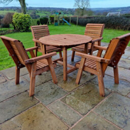 Churnet Valley Garden Furniture Ltd Churnet Valley Garden Furniture Valley 4 Seater Round 4Xc - thumbnail 3