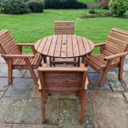 Churnet Valley Garden Furniture Ltd Churnet Valley Garden Furniture Valley 4 Seater Round 4Xc - thumbnail 1
