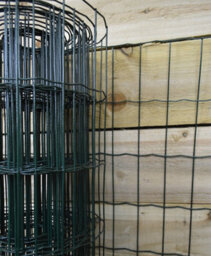 Samuel Alexander 10M X 60Cm Of Green Pvc Plastic Coated Metal Garden Border / Fence