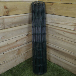 Samuel Alexander 10M X 60Cm Of Green Pvc Plastic Coated Metal Garden Border / Fence - thumbnail 2