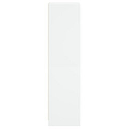 Berkfield Highboard With Glass Door White 35X37X142 Cm - thumbnail 7