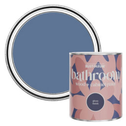 Rust-Oleum Blue River Gloss Bathroom Wood & Cabinet Paint 750Ml - thumbnail 1