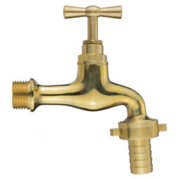 "1/2"" Bsp Water Butt Set With Polished Brass Garden Tap And 13mm Hose Outlet" - thumbnail 8