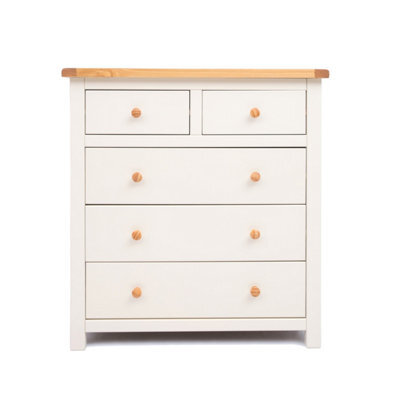 Cabinet Bits Maggiori 5 Drawer Chest Of Drawers Wood Knob - image 1