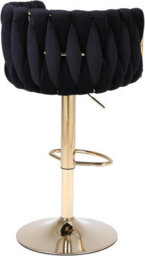 Hygrad Built to Survive Pair Of Velvet Bar Stools Luxury Breakfast Bar Stool Kitchen 360 Degree Swivel - thumbnail 3