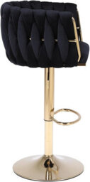 Hygrad Built to Survive Pair Of Velvet Bar Stools Luxury Breakfast Bar Stool Kitchen 360 Degree Swivel - thumbnail 4