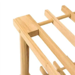 3Tier Wooden Shoe Rack Storage Organizer Shelves Free Standing Bamboo Unit - thumbnail 5