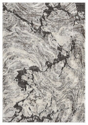 Eleanor Modern Embossed Contemporary Living Room Area Rug - Abstract Design,grey,160 X 230 Cm - thumbnail 2