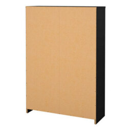 Wyld Haus Prague Matt Black Shoe Cabinet 2 Flip-Down Doors 1 Drawer - thumbnail 6