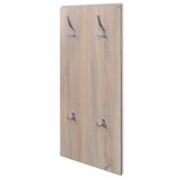 Berkfield Oak And White 3-In-1 Wooden Shoe Cabinet Set - thumbnail 3