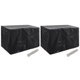 Walplus Outdoor Garden Furniture Covers 2 Pcs 8 Eyelets 140X70X90 Cm - thumbnail 1