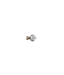 Unknown 28mm Fixed Length Metal Eyelet Curtain Pole Set In Antique Brass - Bella Finial, 100Cm - thumbnail 2