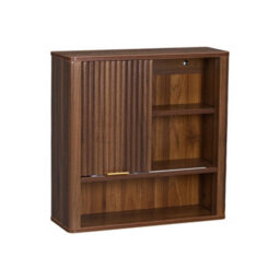 Thehotsale Wall-Mounted Bathroom Cabinet Wooden Cabinet With Adjustable Shelf - thumbnail 4