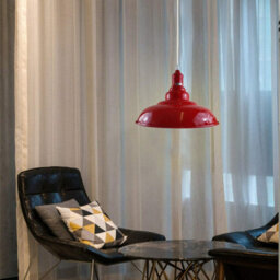 Ledsone Modern Vintage Industrial Chandelier Pendant Light Red E27 Bulb Base Dining Room Bar Restaurant - thumbnail 5