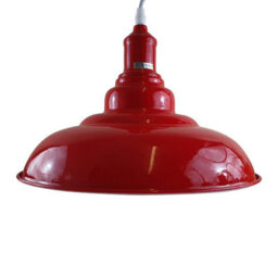 Ledsone Modern Vintage Industrial Chandelier Pendant Light Red E27 Bulb Base Dining Room Bar Restaurant - thumbnail 8