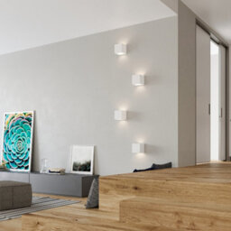 Luminosa Lighting Luminosa 1 Light Ceramic Flush Wall Light White, E27 - thumbnail 9