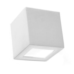 Luminosa Lighting Luminosa 1 Light Ceramic Flush Wall Light White, E27 - thumbnail 4