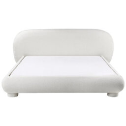 Beliani Bed Boucle Bayel 180 X 200 Cm (Eu Super King) Off-White - thumbnail 5