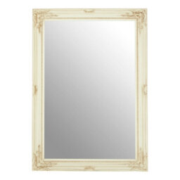 Premier Housewares Interiors By Premier Zelma Bone White Wall Mirror