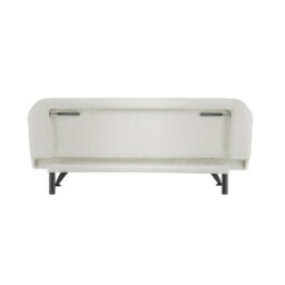 LPD Burlington Ivory Boucle Sofa Bed - Modern Design With Matte Black Finish - thumbnail 4