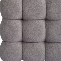 Thehotsale Sherpa Supportive High Quality Fluffy Headboard Bolster Pillow Bed Backrest Cushion Light Grey 180Cm W X 10Cm D X 60Cm H - thumbnail 8