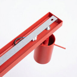 Sollux Lighting Ring Steel Red 6 Lights Modern Ceiling Lamps - thumbnail 4