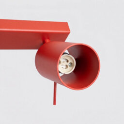 Sollux Lighting Ring Steel Red 6 Lights Modern Ceiling Lamps - thumbnail 5