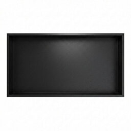 ARKO BATHROOM Arko Stainless Steel Shower Niche Wall Insert, Bathroom Shower Storage Shelf, Black