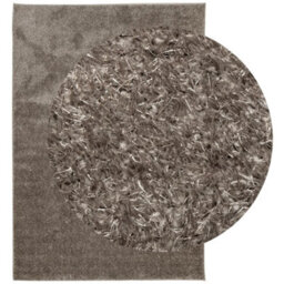 Berkfield Rug Istan High Pile Shiny Look Grey 160X230 Cm - thumbnail 3