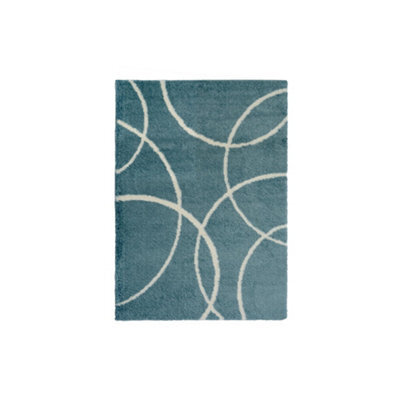 The Rugs Snug Collection Shaggy Rugs Bubbles Design   I110A - image 1