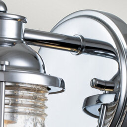 Luminosa Lighting Luminosa Kichler Ashland Bay Wall Lamp Polished Chrome, Ip44 - thumbnail 2