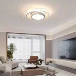 Modern 32W Led Ceiling Lihgt Rond Natural White 4500K Chandelier Bedroom Kitchen - thumbnail 4