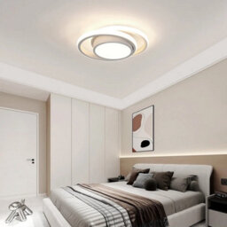 Modern 32W Led Ceiling Lihgt Rond Natural White 4500K Chandelier Bedroom Kitchen - thumbnail 5