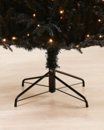 WeRChristmas 6Ft Pre Lit Mixed Pine Black Christmas - thumbnail 5