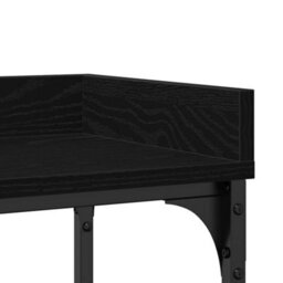 Walplus Console Table With Shelf Black Oak 100 X 30 X 80 Cm - thumbnail 8