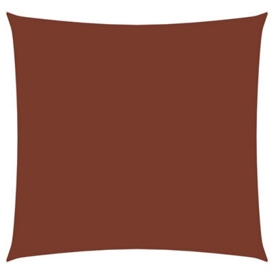 Berkfield Sunshade Sail Oxford Fabric Square 4.5X4.5 M Terracotta - image 1