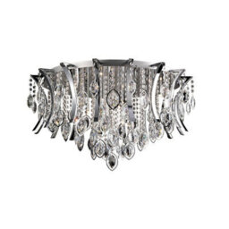 Luminosa Lighting Luminosa Mios Ceiling 15 Light G4 Polished Chrome/crystal, Not Led/cfl Compatible - thumbnail 1