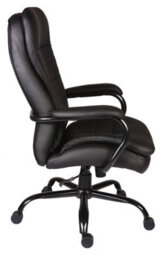 Teknik Goliath Heavy Duty Executive Chair Black With A Max User Weight Of 27 Stone - thumbnail 3