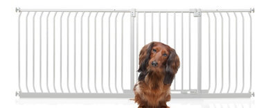 Bettacare Elite Pressure Dog Gate, 216Cm - 225Cm, Matt White, Pressure Fit Pet Gate For Dog And Puppy - image 1