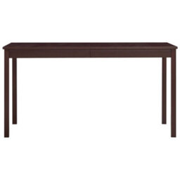 Walplus Dining Table Dark Brown 140X70X73 Cm Pinewood - thumbnail 2