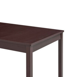 Walplus Dining Table Dark Brown 140X70X73 Cm Pinewood - thumbnail 4