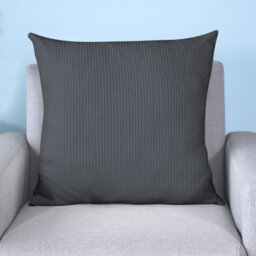 Neel Blue 45 X 45Cm Square Cushion Covers, Set Of 2 Pillow Crushed Velvet Cover - Dark Grey - thumbnail 7
