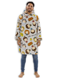 Friends Group Wearable Hooded Fleece Blanket - Adult Large - thumbnail 2