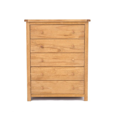 Cabinet Bits Lugo 5 Drawer Chest Of Drawers Wood Knob - image 1