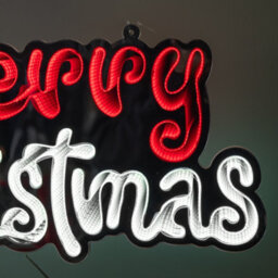 Samuel Alexander 40Cm Light Up Hanging Merry Christmas Infinity Mirror Decoration With Leds - thumbnail 7